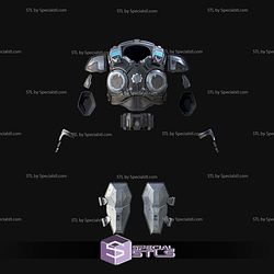 Cosplay STL Files Marcus Fenix COG Armor Gear of War