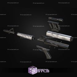 Cosplay STL Files Spaceballs Trooper Rifle