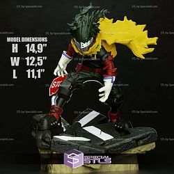 Dark Deku 378mm 3D Printer Files