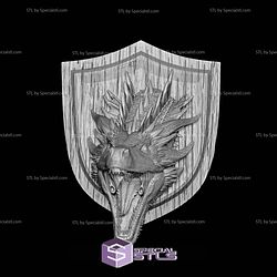 Drogon Wall Bust 3D Printer Files