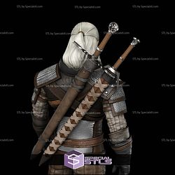 Geralt of Rivia The Witcher 3 Stand Pose 3D Printer Files