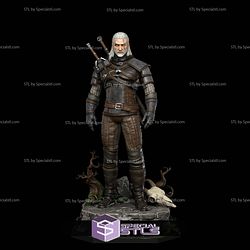Geralt of Rivia The Witcher 3 Stand Pose 3D Printer Files
