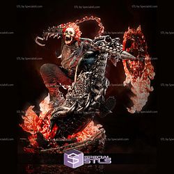 Ghost Rider in Flames 3D Printer Files