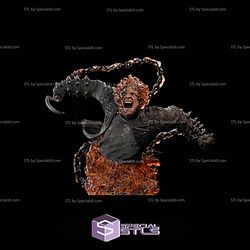 Ghost Rider in Flames Bust 3D Printer Files