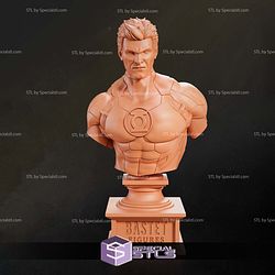 Green Lantern Bust 116mm 3D Printer Files