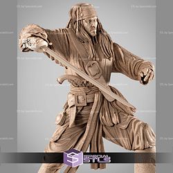Jack Sparrow Battle 3D Printer Files