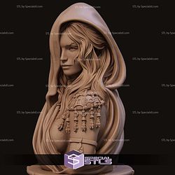 Klotho the Moirai Bust 3D Printer Files