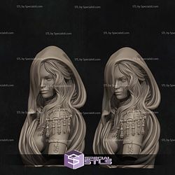Klotho the Moirai Bust 3D Printer Files