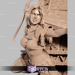 Lara Croft Diorama 1-6 3D Printer Files
