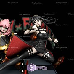 Loid Yor and Anya Spy x Family Diorama 3D Printer Files
