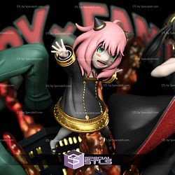 Loid Yor and Anya Spy x Family Diorama 3D Printer Files