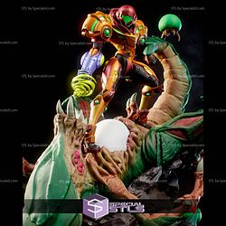 Metroid and Demon Diorama 3D Printer Files