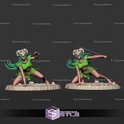 Nelliel Battle Pose 3D Printer Files