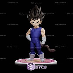 Prince Vegeta Kid 3D Printer Files