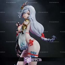 Shenhe Diorama Bikini Genshin Impact 3D Printer Files