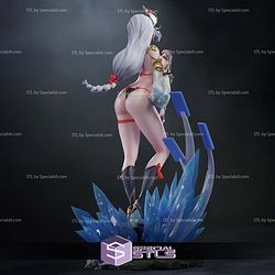 Shenhe Diorama Bikini Genshin Impact 3D Printer Files
