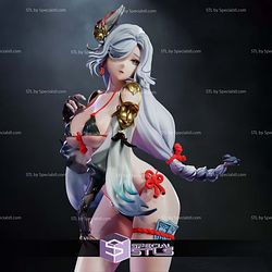 Shenhe Diorama Bikini Genshin Impact 3D Printer Files