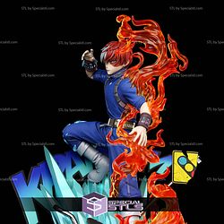Shoto Todoroki Ice and Fire V2 3D Printer Files