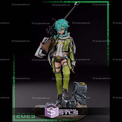 Sinon Sword Art Online Gun Gale 3D Printer Files