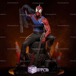 Spider Punk Sitting with Guitar 3D Printer Files