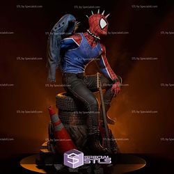 Spider Punk Sitting with Guitar 3D Printer Files