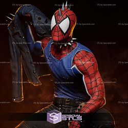 Spider Punk Sitting with Guitar 3D Printer Files