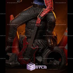 Spider Punk Sitting with Guitar 3D Printer Files