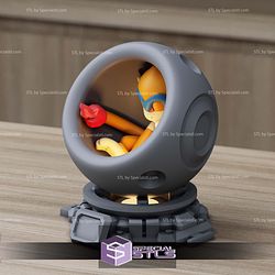 Super Basic Pokemon STL Monferno Healing Machine