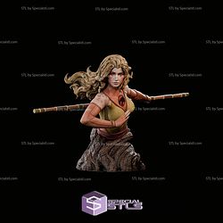 Thundera The Swift Huntress Bust 3D Printer Files