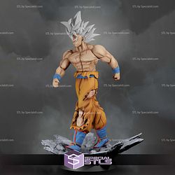 Ultra Instinct Goku Walking 3D Printer Files