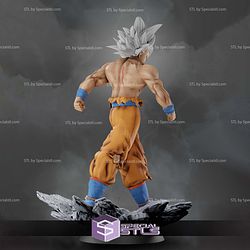 Ultra Instinct Goku Walking 3D Printer Files