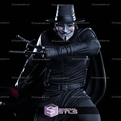 V for Vendetta Clock Tower 3D Printer Files