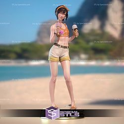Yuffie Ice Cream Final Fantasy 3D Printer Files