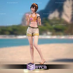 Yuffie Ice Cream Final Fantasy 3D Printer Files