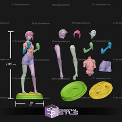 Yuffie Ice Cream Final Fantasy 3D Printer Files