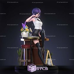 Reze Beautiful and Flower Chainsaw Man Digtial STL Files