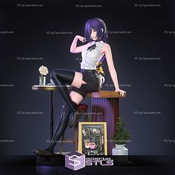 Reze Beautiful and Flower Chainsaw Man Digtial STL Files