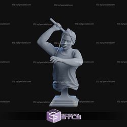 Abby Fighting Bust 3D Printer Files