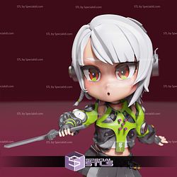 Anby Demara Zenless Zone Zero Chibi 3D Printer Files