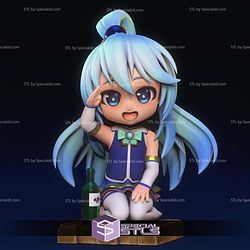 Aqua Konosuba Chibi Hi 3D Printer Files