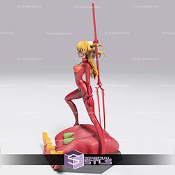 Asuka Evangelion Simple Base 3D Printer Files