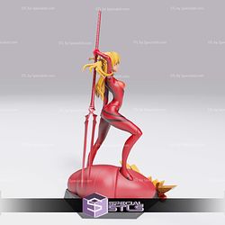 Asuka Evangelion Simple Base 3D Printer Files