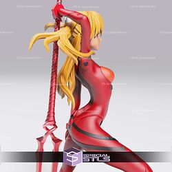 Asuka Evangelion Simple Base 3D Printer Files