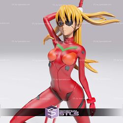 Asuka Evangelion Simple Base 3D Printer Files