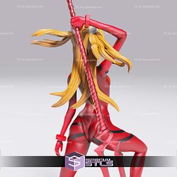 Asuka Evangelion Simple Base 3D Printer Files