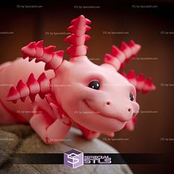 Basic STL Collection Articulated Axolotl Redux