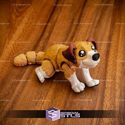 Basic STL Collection Articulated Dog