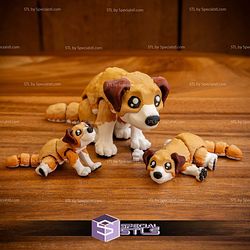 Basic STL Collection Articulated Dog
