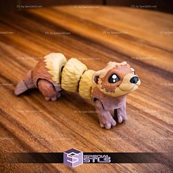 Basic STL Collection Articulated Ferret