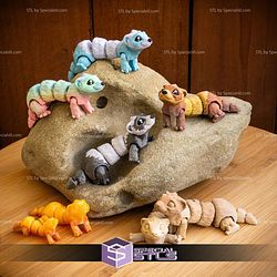 Basic STL Collection Articulated Ferret